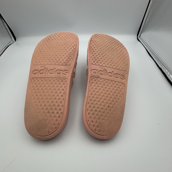 Adidas Slides M8 W9 Uk8 FR Adidas Adilette Aqua Pink Sport SlipOn Sandal Recover - Picture 2 of 5